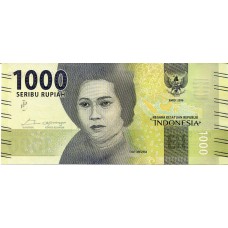 Банкнота 1000 рупий 2016 год. Индонезия (UNC)