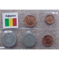 Набор монет серия "Африка" (5 монет)