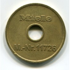 Жетон - Miele M.-Nr. 11726. Германия