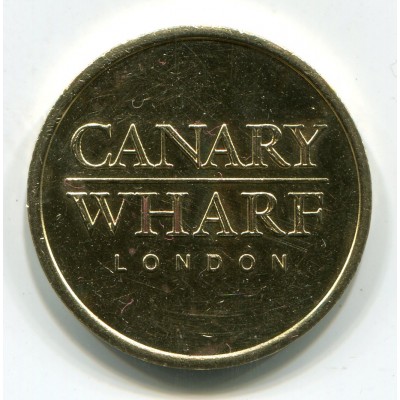 Жетон - Canary Wharf. Великобритания